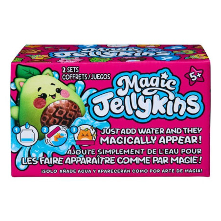 Pack de 2 Peluches Surprises Magic Jellykins - a Faire Grandir dans l'Eau - SPIN MASTER - A partir de 5 ans