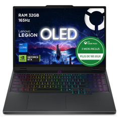 Lenovo Legion 5 15IRX10 - Ordinateur Portable Gaming 15.1\'\' OLED WQXGA 165Hz (Intel Core i7-13650HX, RAM 32Go, SSD 1To, NVIDIA