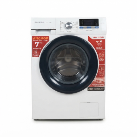 Lave-linge SHARP ESFEI712DLZW 7 kg BLDC et Steam Wash