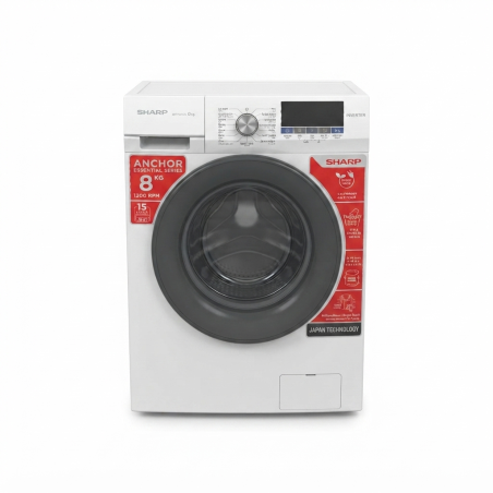 Sharp ESFEI812DLZW 8 kg BLDC et écran LED