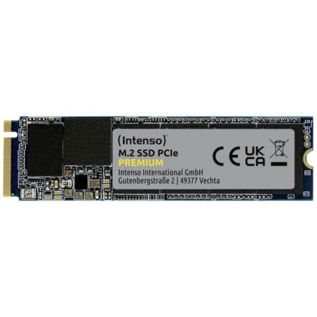 INTENSO - Premium - SSD Interne - 500 Go - NVMe M.2 PCIe Gen 3x4 - Vitesse de lecture jusqu'a 2 100 Mo/s