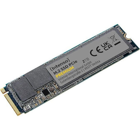 INTENSO - Premium - SSD Interne - 2 To - NVMe M.2 PCIe Gen 3x4 - Vitesse de lecture jusqu'a 2 100 Mo/s