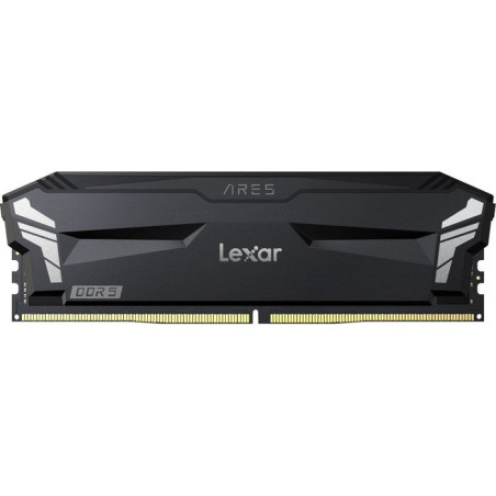 Barrette Mémoire - LEXAR Ares - DDR5 6000 - CL32 1.35 V - 32 Go (2x 16 Go) - Dissipateur thermique sans RGB - Noir