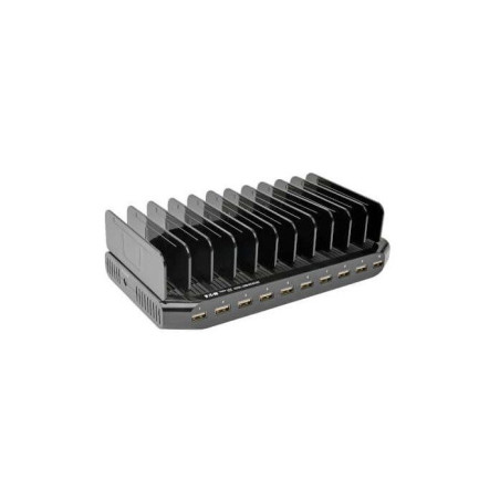 Station de charge USB 10 ports - Eaton - U280-010-ST-CEE - Stockage ajustable - Sortie USB 96W - Câble Schuko