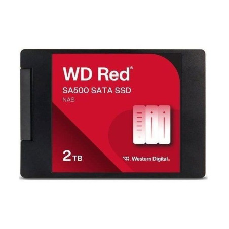 WESTERN DIGITAL - Red SA500 WDS200T2R0A - Disque dur SSD - 2 To - Interne - 2.5 - SATA 6Gb/s