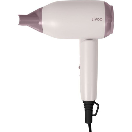 Seche-cheveux de voyage pliable - LIVOO - DOS208 - Compact - Bi-voltage - 1200 W