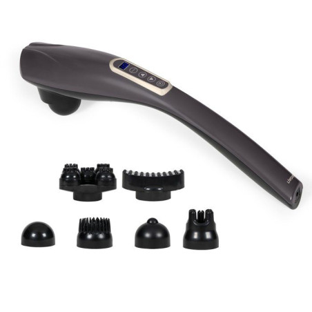 Masseur multifonction XXL 6-en-1 - LIVOO - DOS223C - 12 modes - Manche XXL - Rechargeable