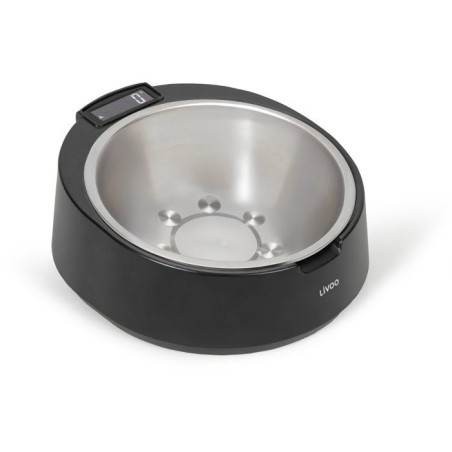 Gamelle avec balance intégrée - LIVOO - PET109N - Capacité 5 kg - Écran LCD rétroéclairé - Bol inox 800 ml