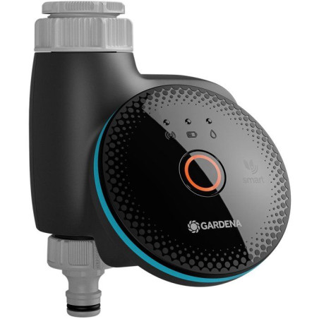 Programmateur d'arrosage - GARDENA - Smart Water Control - 1 voie - Bluetooth - Fonctionne avec 3 piles AA - Garantie 5 ans