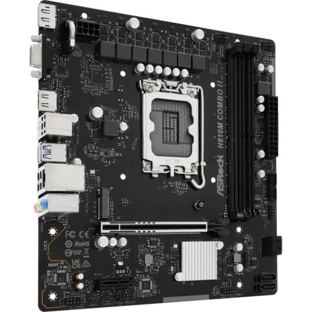 Carte mere - ASROCK - H610M Combo II - Socket LGA1700 - DDR4/DDR5 - Micro-ATX
