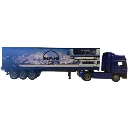 Camion miniature de collection - NEWRAY - MAN F2000 avec container 40' - 1/43