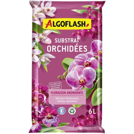Substrat Orchidées - 6 L - UAB - ALGOFLASH