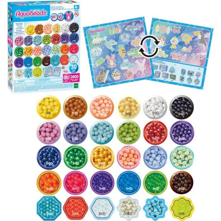 La méga recharge mix - Aquabeads - 35166 - Perles qui collent avec de l'eau, loisir créatif pour enfant