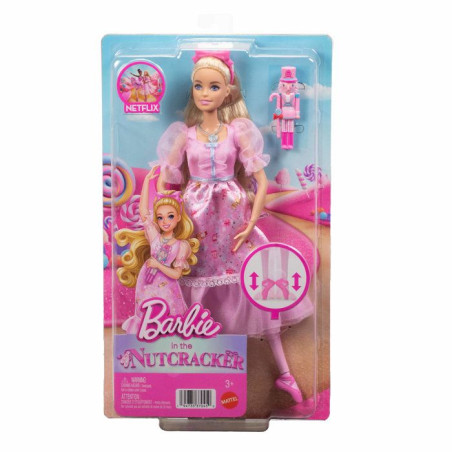 Poupée mannequin - Barbie - Ballerine Clara dans Casse-Noisette - Pieds articulés - Des 3 ans