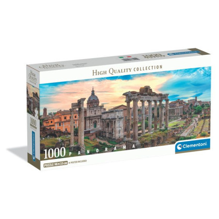 CLEMENTONI - Compact 1000 pieces Panorama - Twilight Over the Eternal Empire