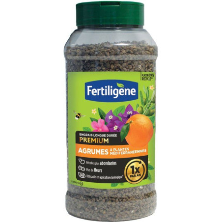 Engrais longue durée premium agrumes plantes méditerranéennes 600 g - FERTILIGENE - FEGLDMED