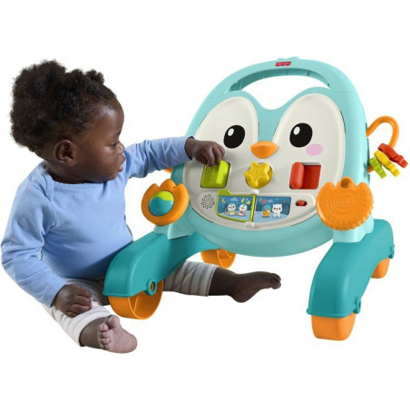 Jouet d'éveil - FISHER-PRICE - Trotteur pingouin JHF74 - Sons - Activités - Interactif