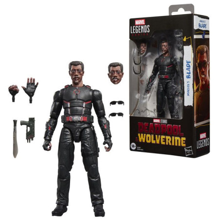 Marvel Legends Series Blade figurine de collection de 15&nbsp;cm inspirée du film Deadpool & Wolverine de Marvel Studios, des 14 ans
