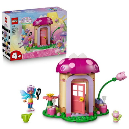 LEGO Gabby et la Maison Magique 11212 - La Maison de Jardin de Fée Minette - Kit de Construction pour Enfants + 2 Mini-Poupées