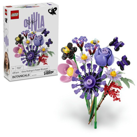 LEGO Set de construction Bouquet de fleurs - 11507 - Édition Olivia Rodrigo, fleurs a personnaliser - Des 9 ans