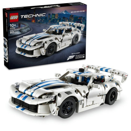LEGO Technic 42234 Voiture de Sport Dodge Viper GTS-R - Jouet pour Garçon ou Fille 10 ans