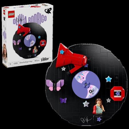LEGO Set de construction LEGO Editions - 43028 - Vinyle Olivia Rodrigo, décoration musicale a exposer - Des 10 ans
