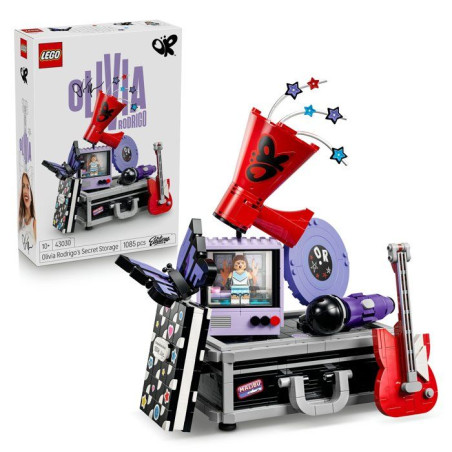 LEGO Set de construction LEGO Editions - 43030 - Coffre secret Olivia Rodrigo, studio d'enregistrement - Des 10 ans