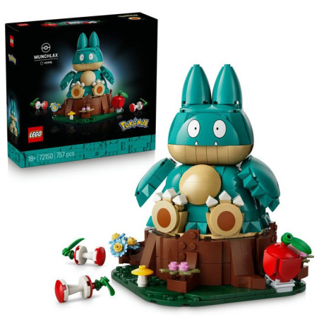 LEGO Pokémon 72150 - Goinfrex - Set Collector pour Adulte - Idée Cadeau Gaming