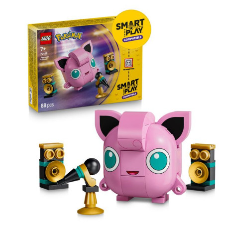 LEGO Pokémon 72159 - Set de construction compatible SMART Play™ - Rondoudou, Concert - Des 7 ans