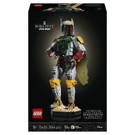 LEGO Figurine Star Wars™ a construire - 75455 - Boba Fett™, chasseur de primes légendaire articulé - Des 18 ans