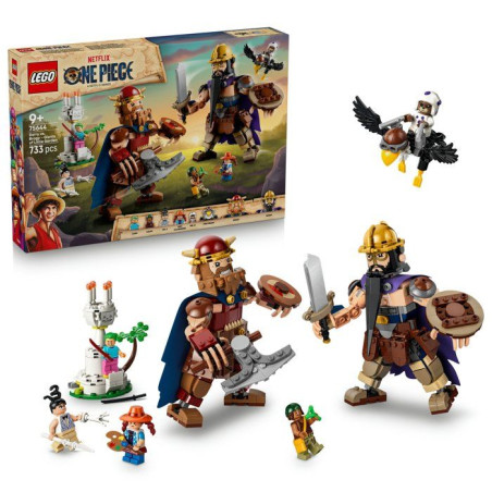 LEGO ONE PIECE 75644 Dorry contre Brogy – Les Géants de Little Garden - Jouet Interactif