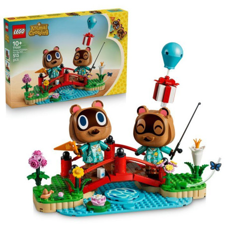 LEGO Animal Crossing 77059 Promenade avec Méli et Mélo - Jouet Gaming Tanuki des 10 ans