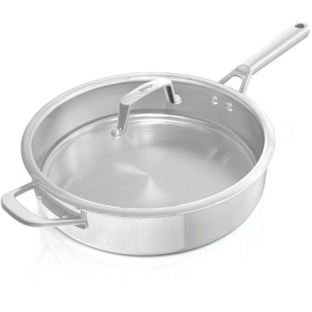 Sauteuse 26cm inox - Ninja EverClad - C90126EUI - construction 3 couches inox 18/10 - tous feux dont induction