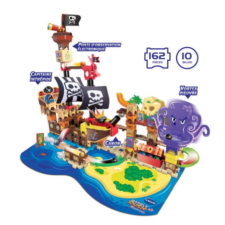 VTECH - MARBLE RUSH ADVENTURES - SUPER BATEAU PIRATE INTERACTIF - Multicolore