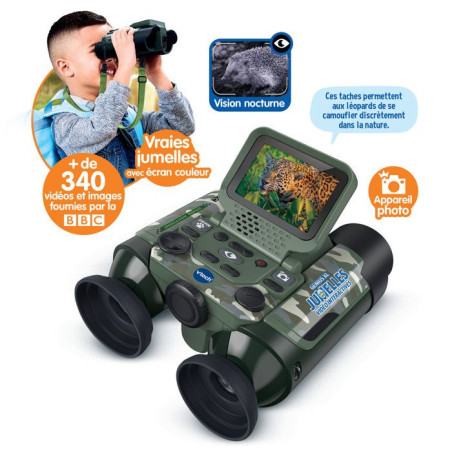 VTECH - GENIUS XL - JUMELLES VIDÉO INTERACTIVES CAMOUFLAGE - Multicolore