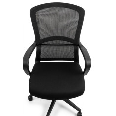 Chaise de bureau ergonomique noire
