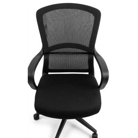 Chaise de bureau ergonomique noire