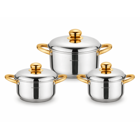 Batterie de cuisine 6 pièces