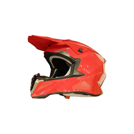 SHODAN casque cross SH-806 TAILLE S rouge brillant et solide