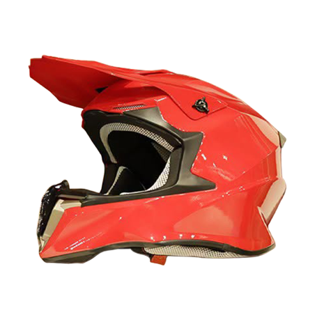 SHODAN casque cross SH-806 TAILLE XXL rouge brillant et solide