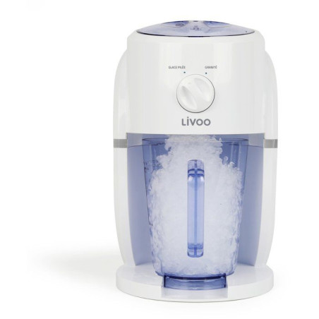 Appareil a granités et glace pilée - LIVOO - DOM430 - capacité 1,1 L - 2 textures de glace - 25 W
