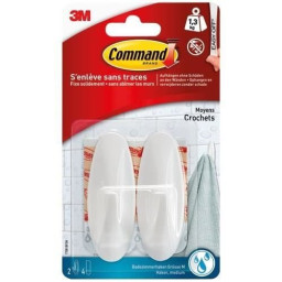 3M COMMAND 2 crochets...
