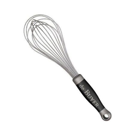 Fouet universel fils inox - Göma 25 cm - Argent et noir