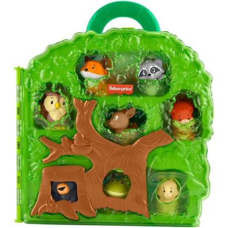 Mallette de transport - FISHER PRICE - HWB29 - Little People Amis de la Foret - Figurines - Des 1 an