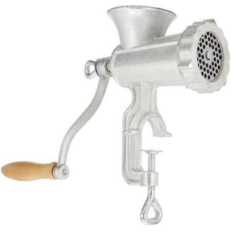 Hachoir manuel en fonte - BAUMALU - 450076 - N°8 avec accessoires pâtisserie