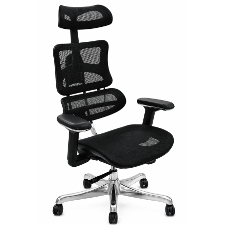 Chaise de bureau ergonomique couleur noire
