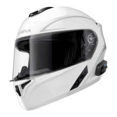 Casque moto modulable Bluetooth SENA avec système intercom Outrush R- Taille M Blanc