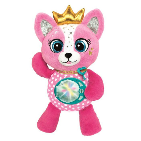 Emy - Ma peluche a secrets - Clementoni - Univers tendre et magique - Enregistre jusqu'a 5 messages - Des 4 ans
