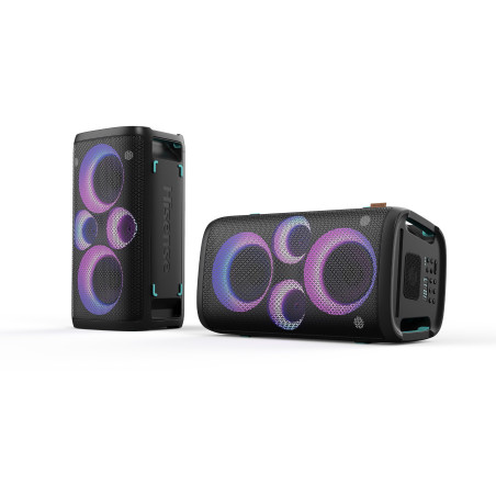 Enceinte de soirée - HISENSE - HP100E Party Thunder - Bluetooth - Jeux de lumiere LED - Karaoké - Étanche IPX4