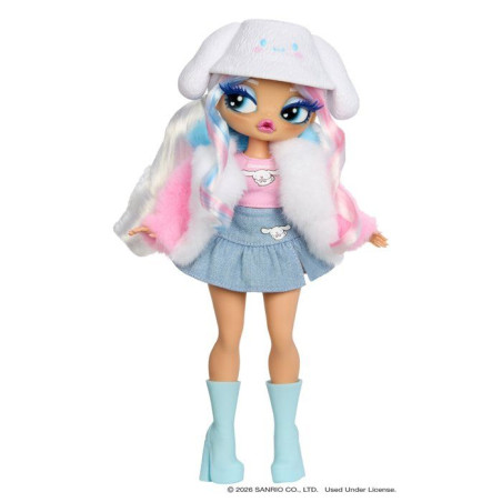 L.O.L. Surprise! O.M.G. Hello Kitty and Friends - Cinnamoroll, poupée articulée - 24 cm - 4 modeles a collectionner